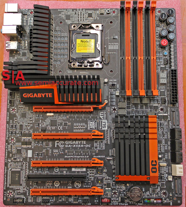 jury Suri Expect it Hands on with Gigabyte's X58A-OC motherboard - SemiAccurate
