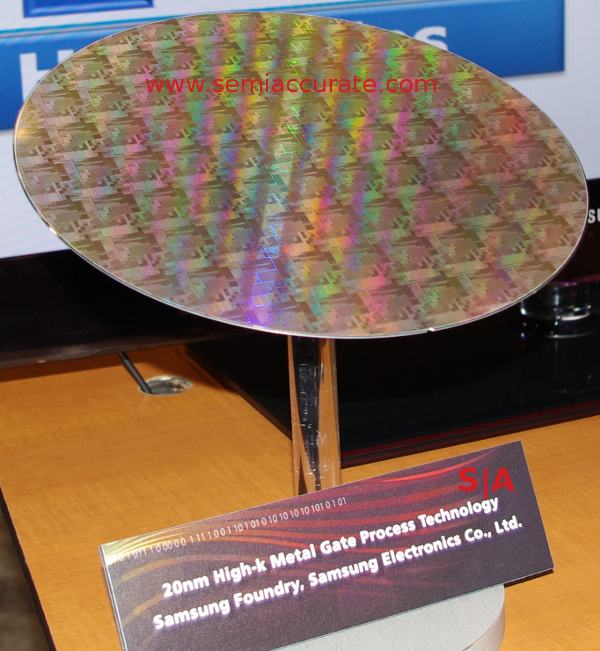 Samsung 20nm wafer