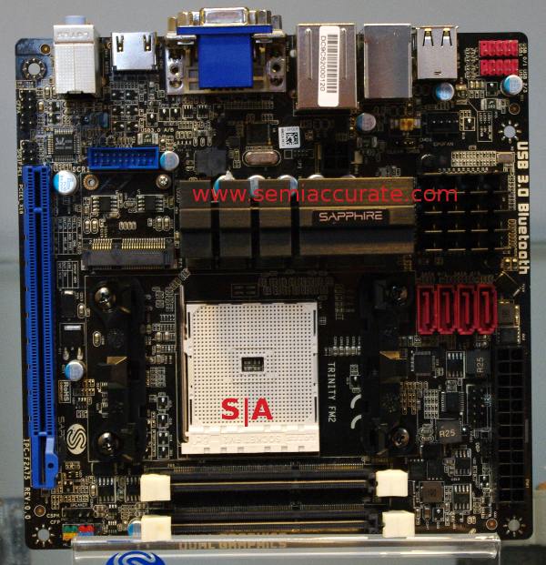 Sapphire Trinity micro-ATX board