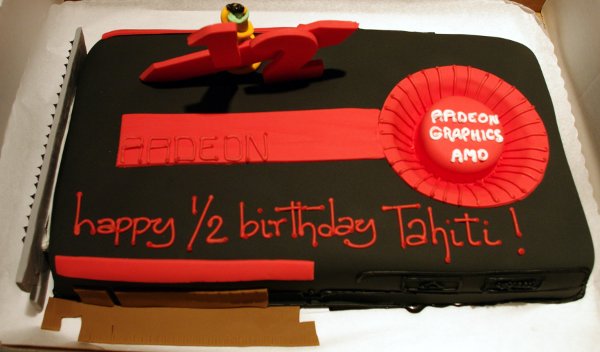 Tahiti 2 half birthday cake