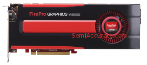 AMD FirePro Graphics GPU W9000 Woody