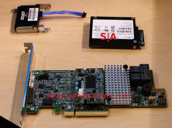 LSI 12Gbps RAID card and accessories