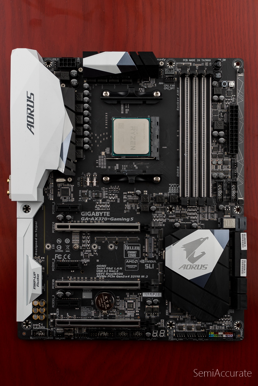 Gigabyte S Ga Ax370 Gaming5 A Review Semiaccurate