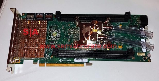 Bitware/Nallatech water cooled XUVV4 FPGA card