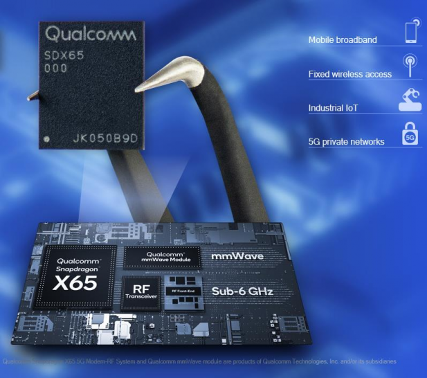 Qualcomm X65 5G modem