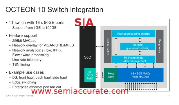 Octeon 10 switch features