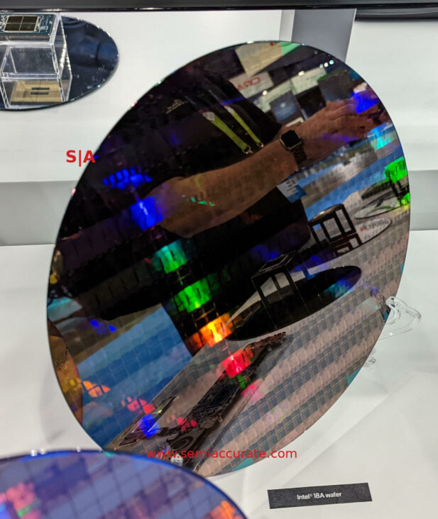 Intel 18a Wafer