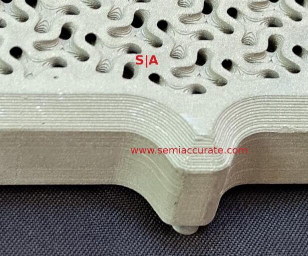 Alloy cold plate closeup