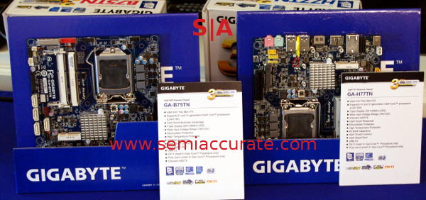 Gigabyte half-height ITX boards