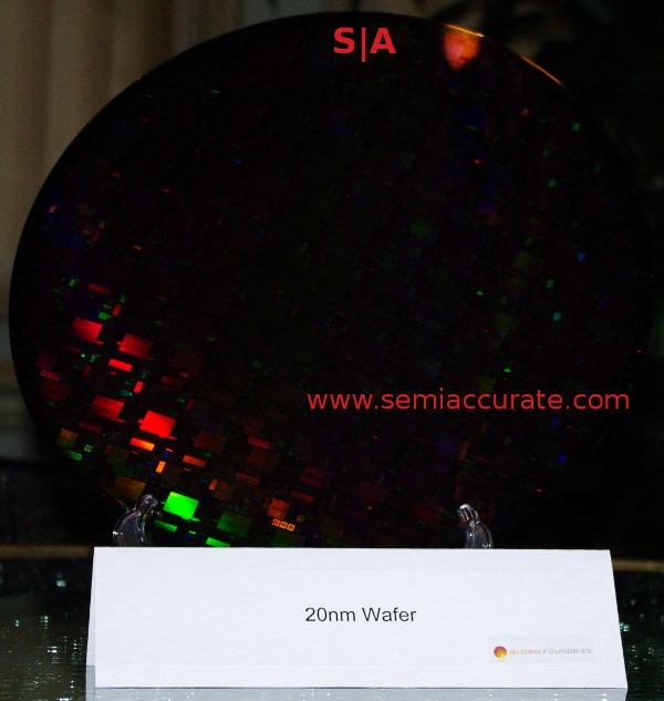 Global Foundries 20nm wafer
