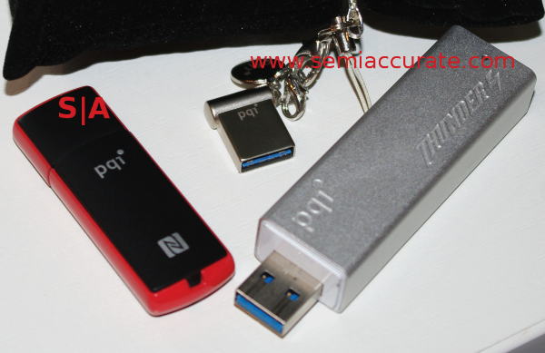 PQI Thunder IV, I-Mini, and NFC drives