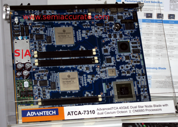 Advantech Cavium Octeon II ATCA board