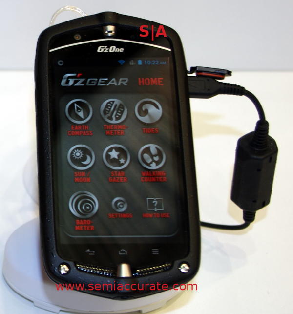 NEC G'zOne ruggedized phone