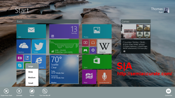 Windows 81 Tiles