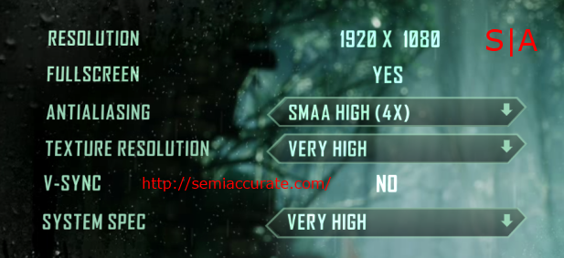 Crysis 3 Settings