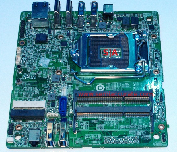 Intel sub-ITX SFF mobo