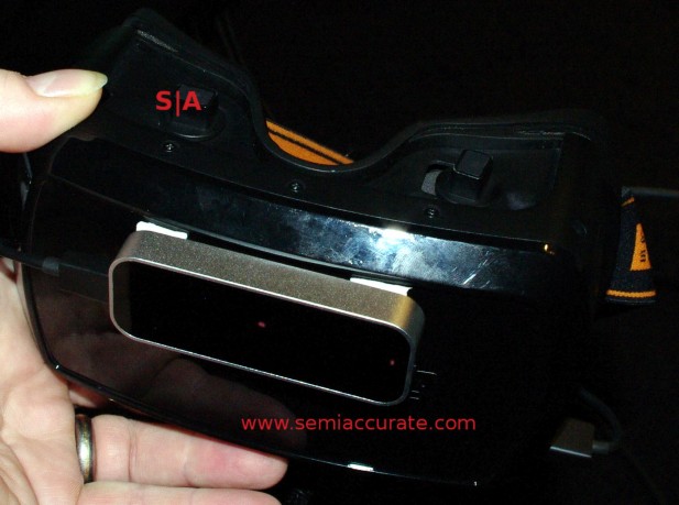 Razer OSVR headset front with IR camera