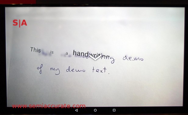 Qualcomm Zeroth handwriting demo