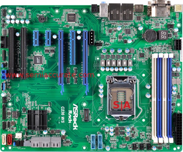 Asrock Rack C236 WS workstation board