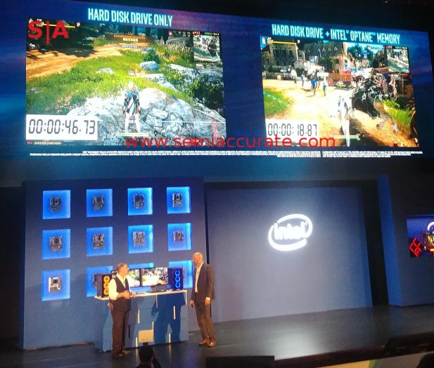 Intel Xpoint HDD demo